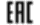 EAC marking icon for Eurasian conformity